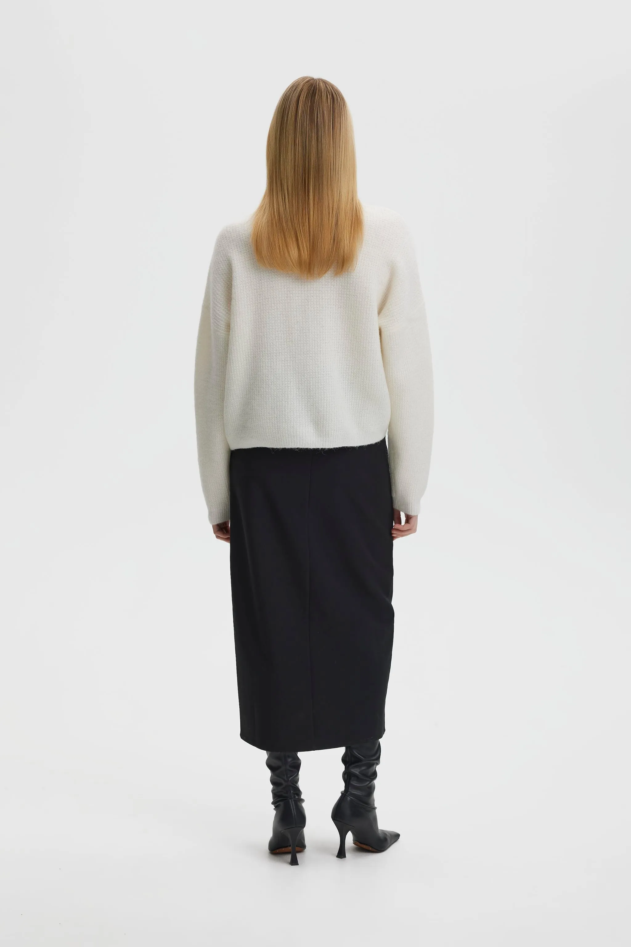 AlphaGZ Short Cardigan - Ivory