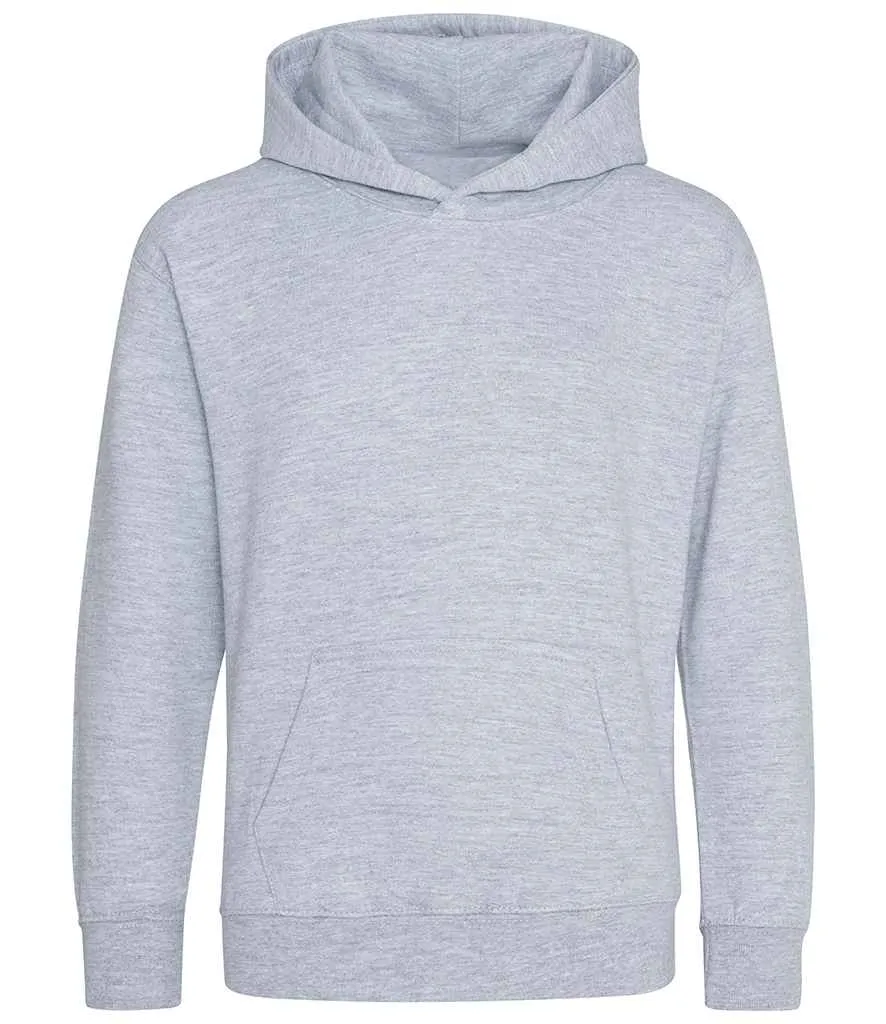 AWDis Kids Organic Hoodie | Heather Grey