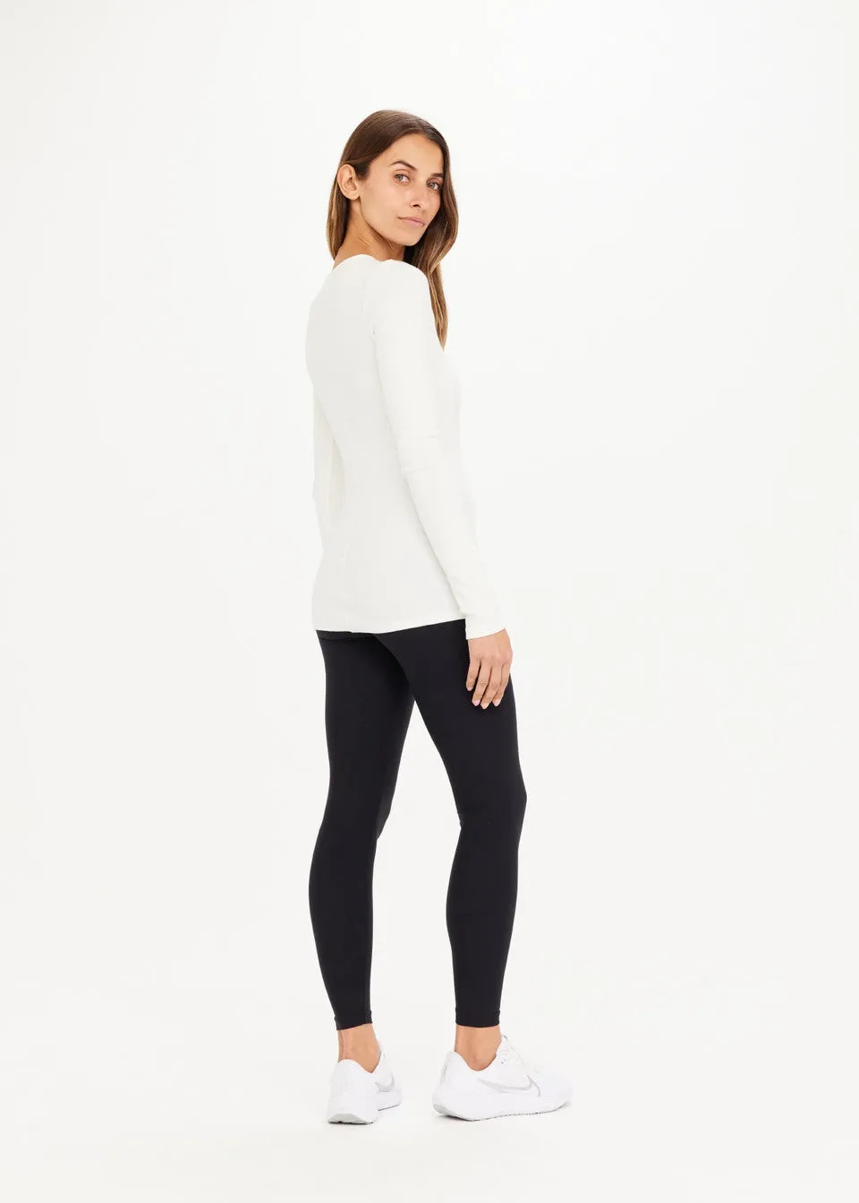 Chrissy Long Sleeve Top | White