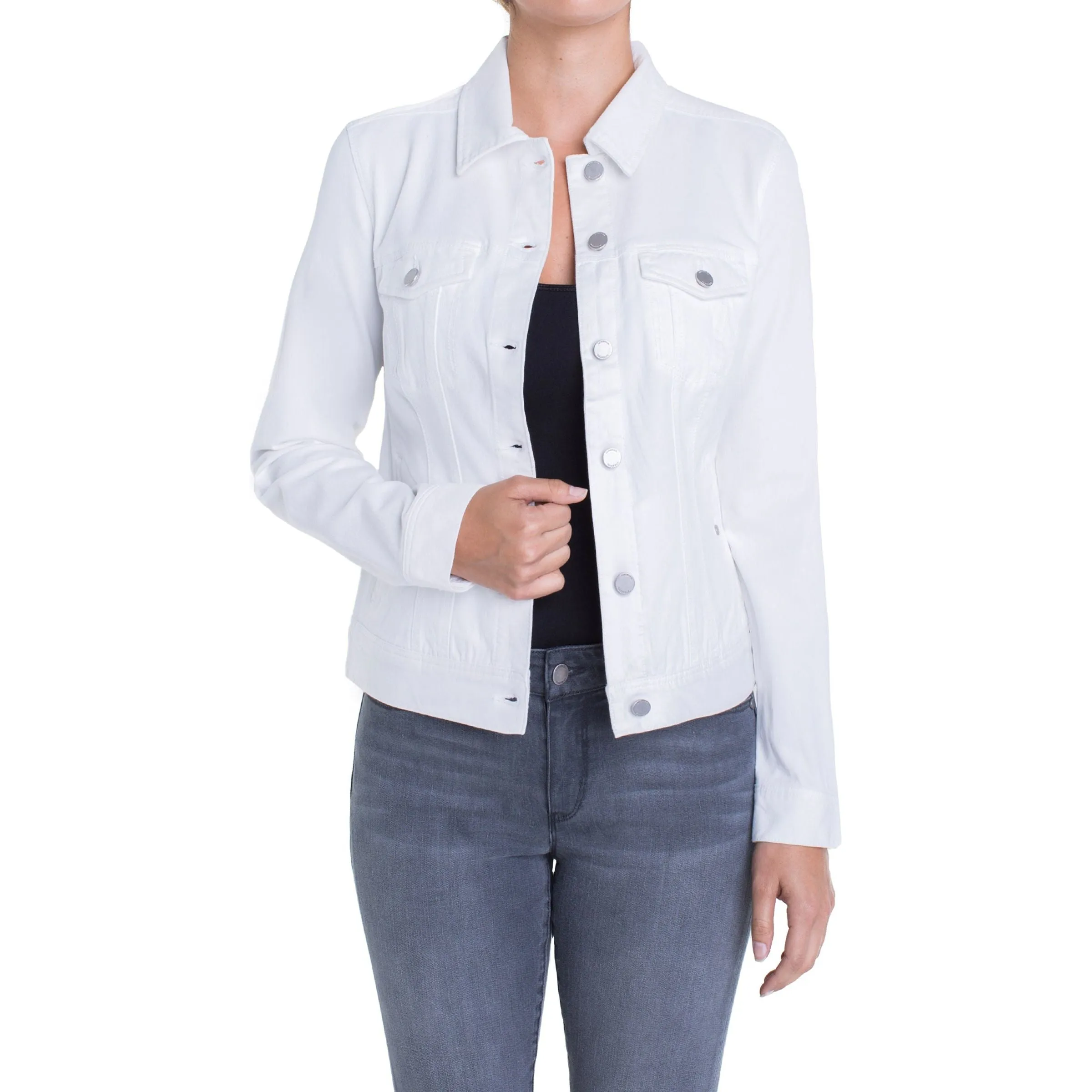 Classic Powerflex Jean Jacket in White