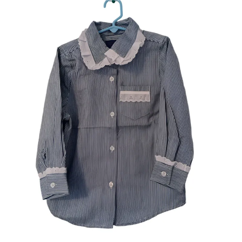 Hickory Shirt Co. Kids Long Sleeve Button Lil' Hickory Shirt W/LACE Limited Time & Sizes