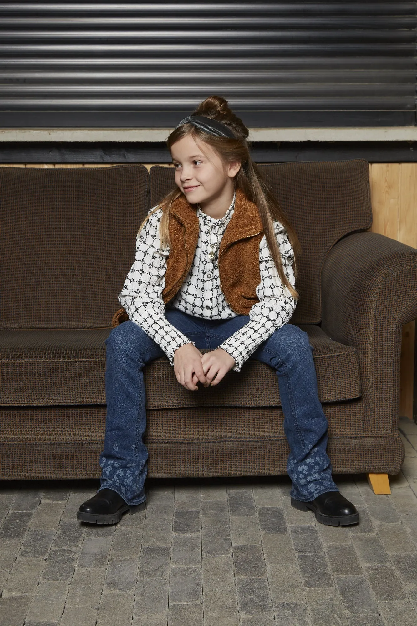 Indian Blue Jeans Gilet Teddy