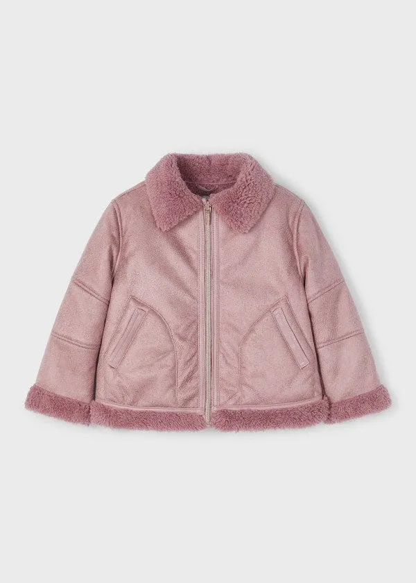 Mayoral Fleece Lined Zip Up Jacket