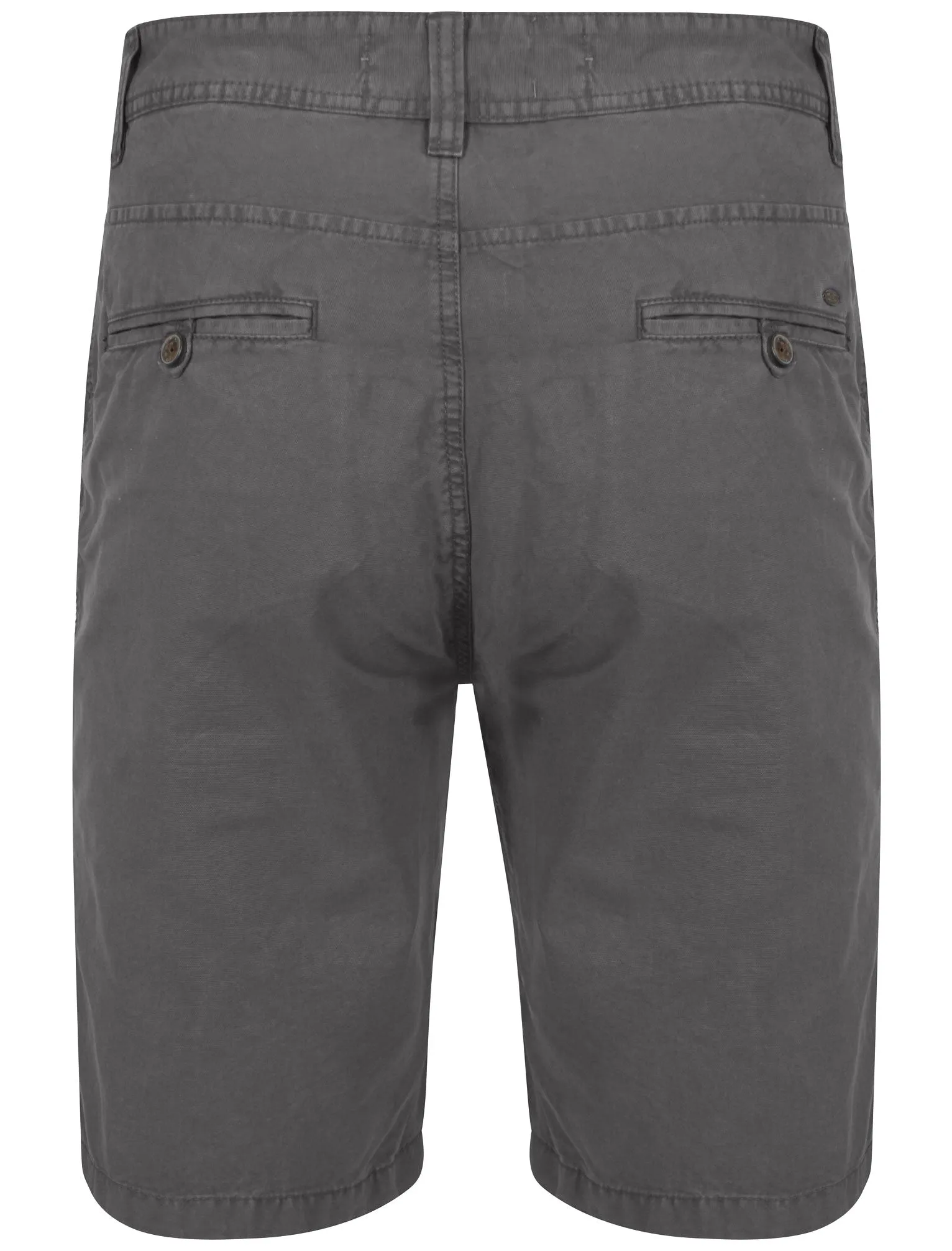 Osborne Cotton Panama Shorts in Grey - Tokyo Laundry
