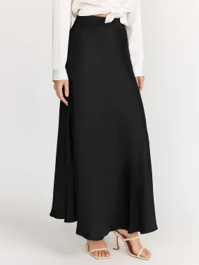 RD Style Satin Solid Maxi Skirt - Brands We Love