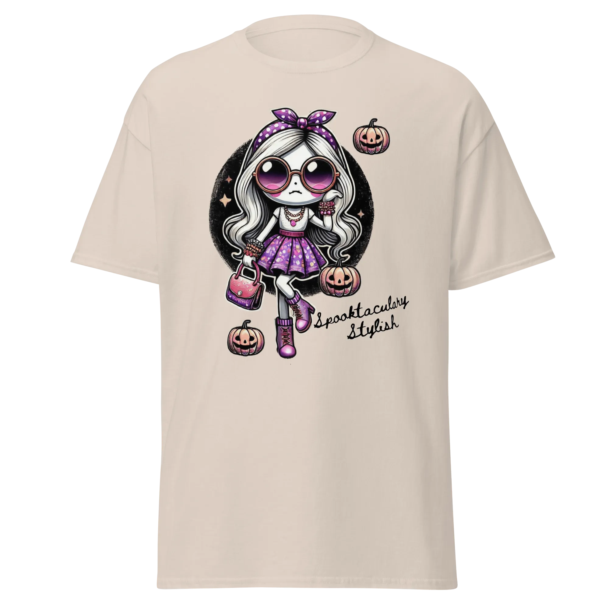 Spooktacularly Stylish - Halloween T-Shirt - Fun Halloween T-Shirt