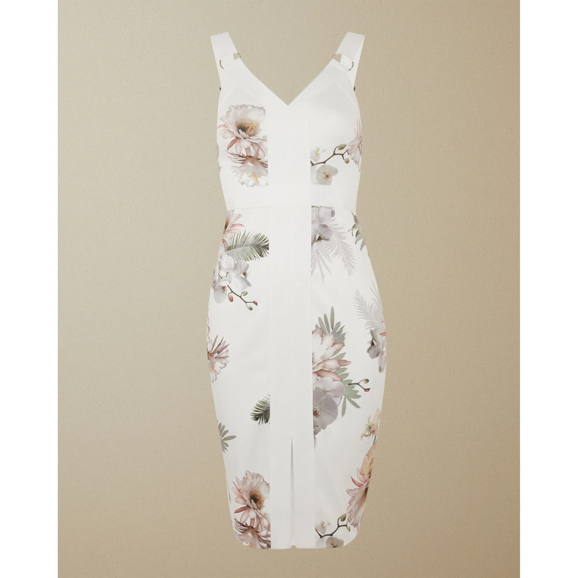 Women Haarlow-Woodland Bodycon Dress - Ivory