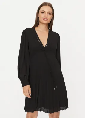 Women's Beads Dress,Black